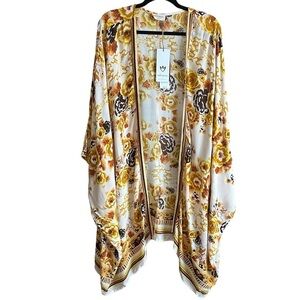 Talisman Twilight Floral Cape Cardigan - Malicon